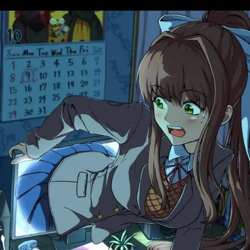 chat with ai character: Monika escapes