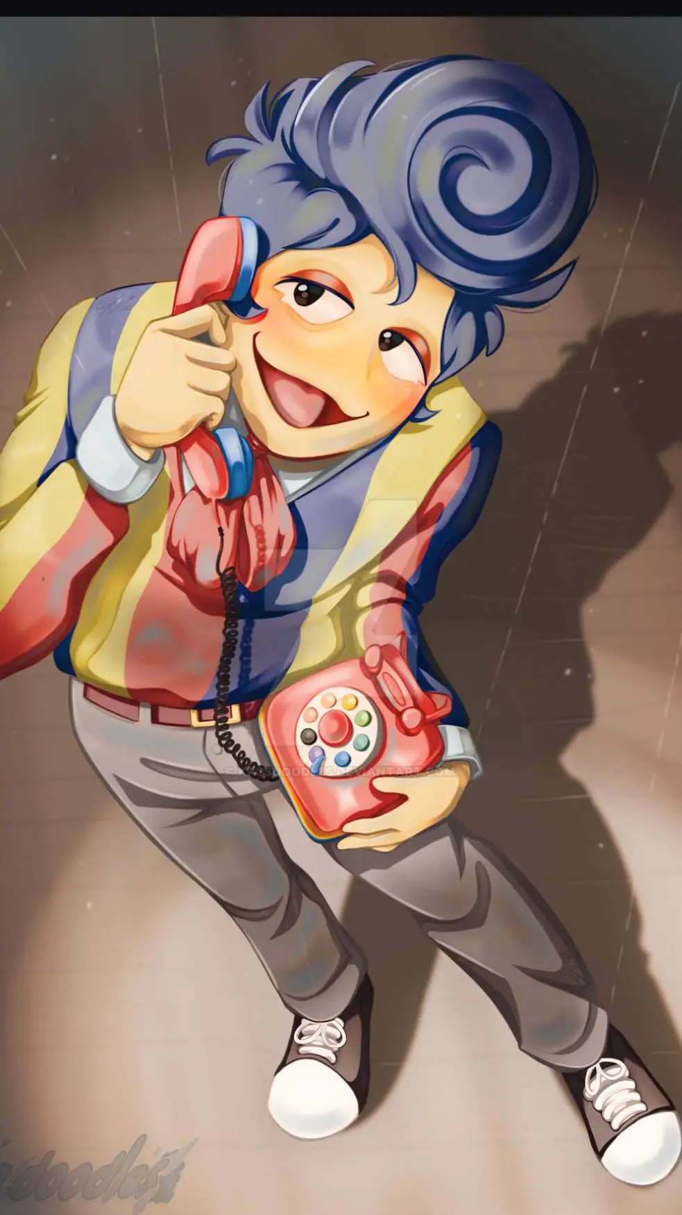 ai character: wally darling background