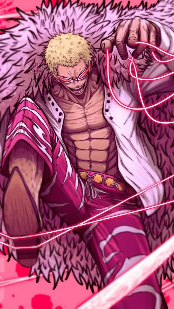 ai character: Doflamingo  background