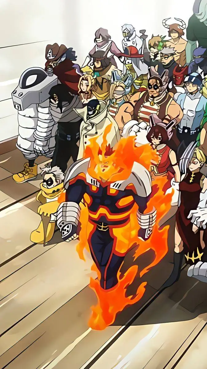 ai character: MHA Pro Heroes background