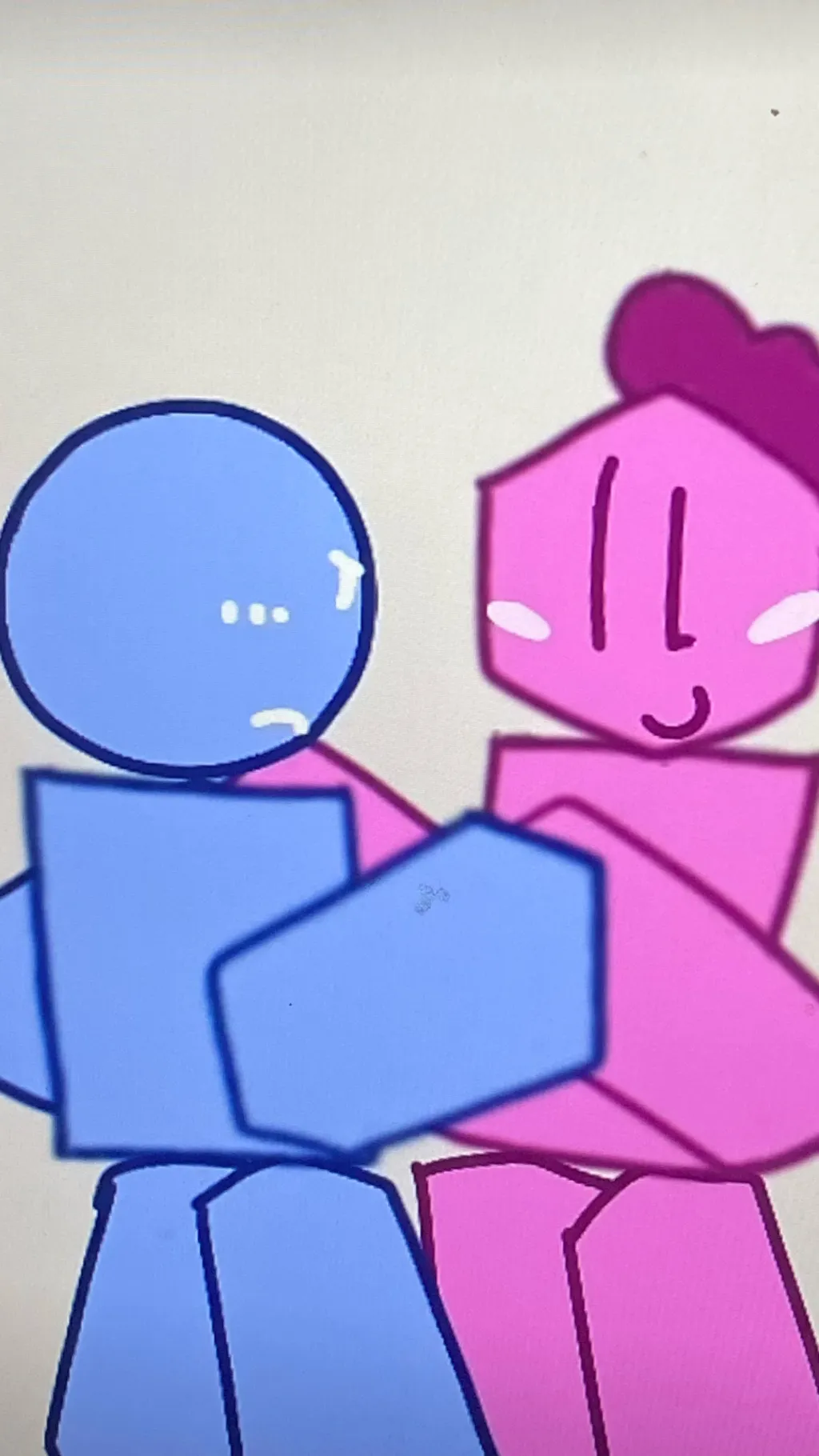ai character: Bluudude  background