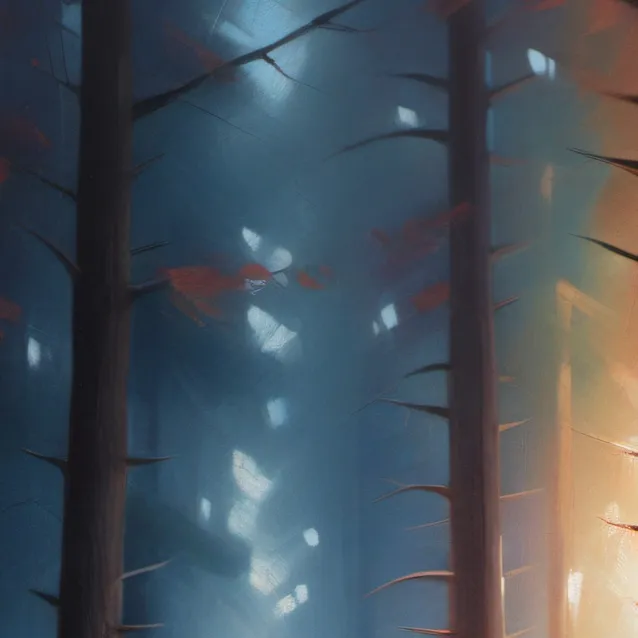 chat with ai character: deep dark woods