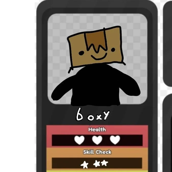chat with ai character: my dw oc (Boxy)