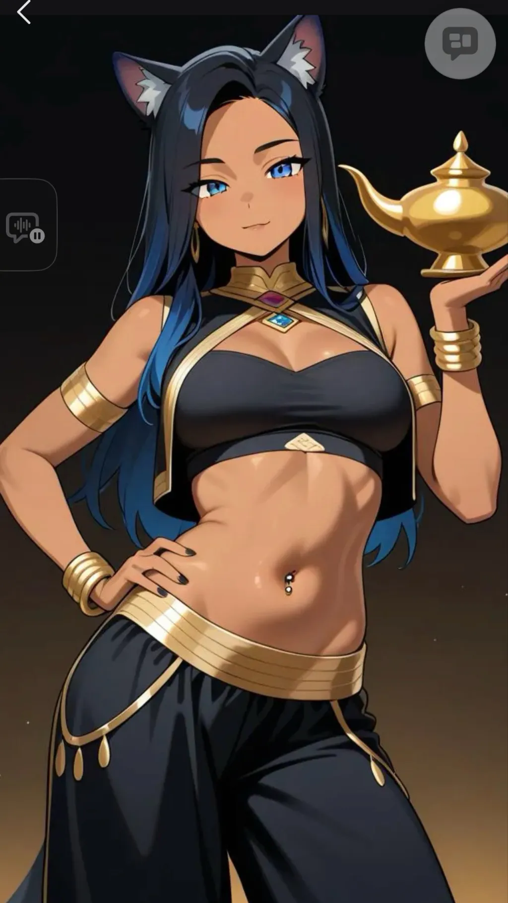 ai character: Genie Morgan background