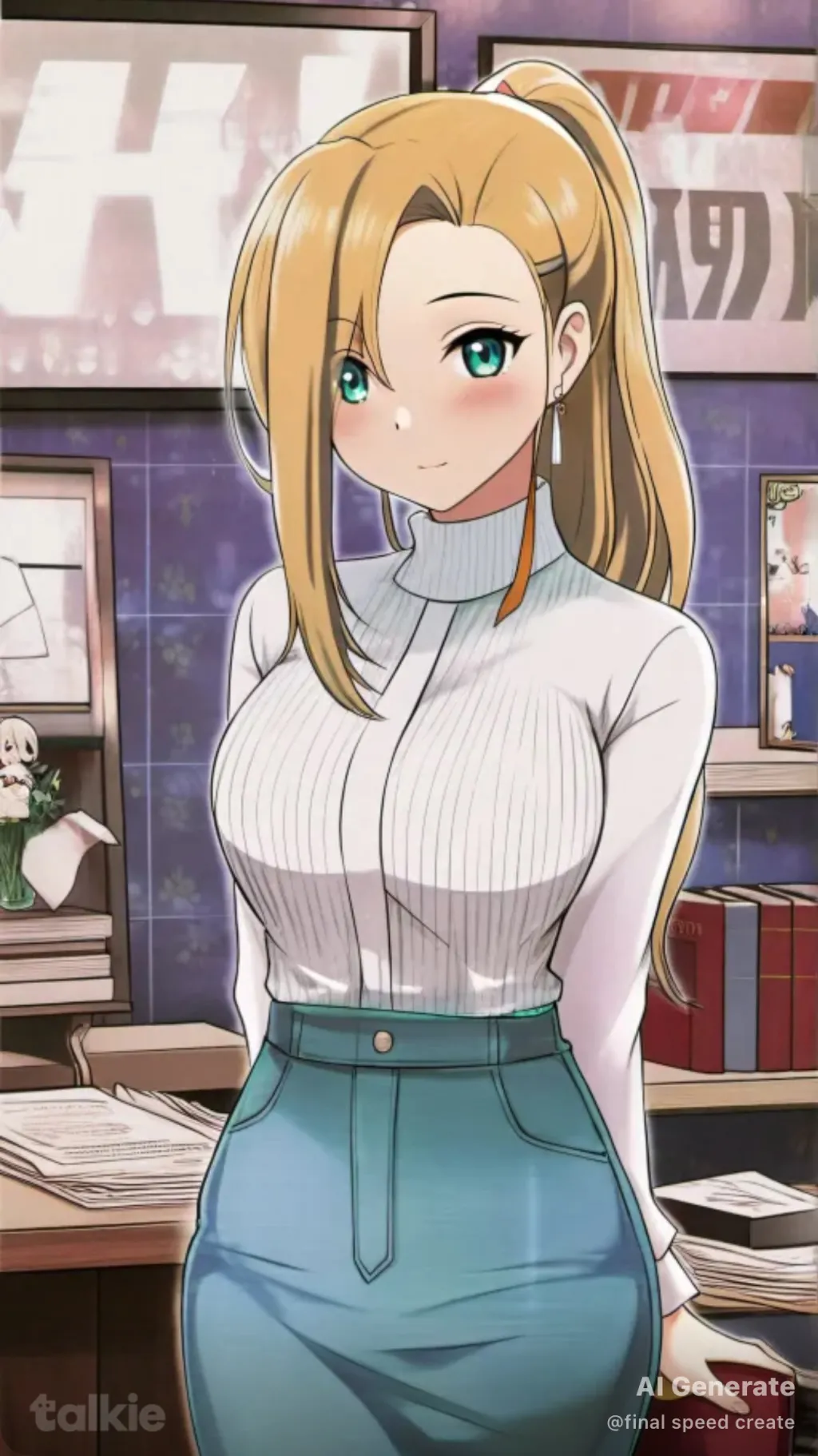 ai character: Irma Armstrong  background