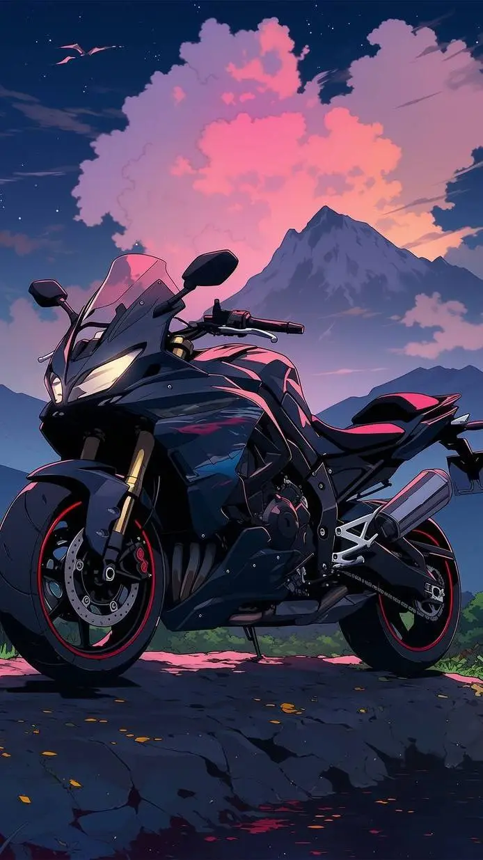 ai character: Bike crash background