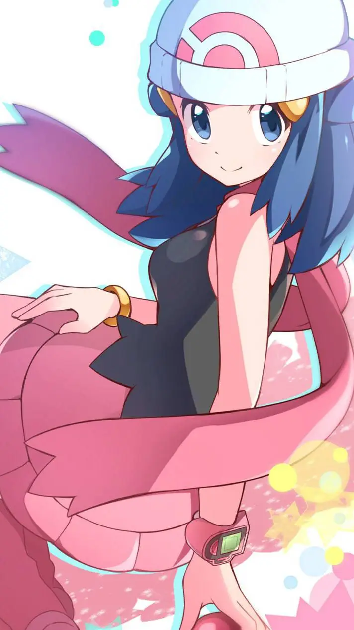 ai character: Dawn pokemon background