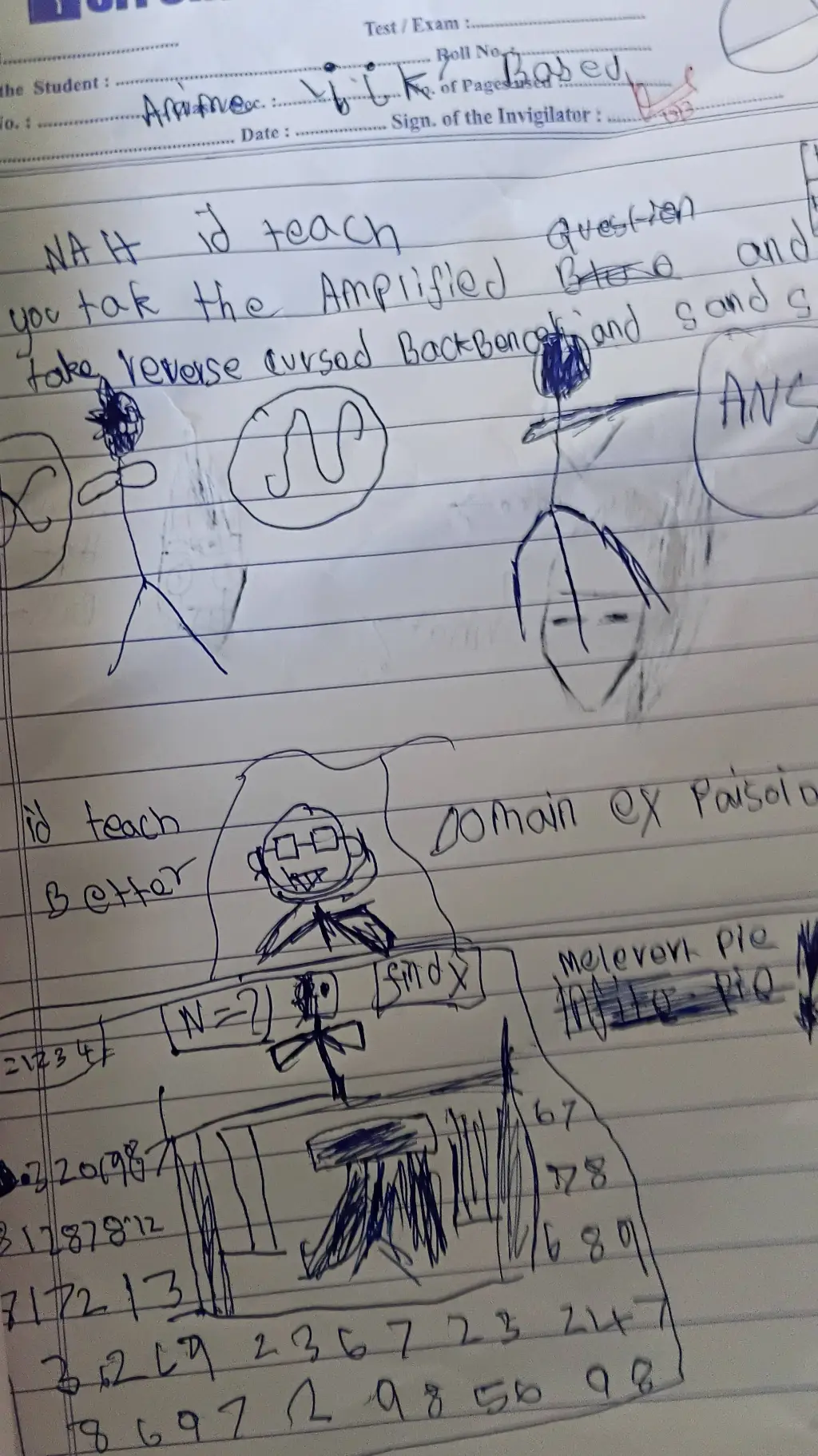 ai character: math teacher background