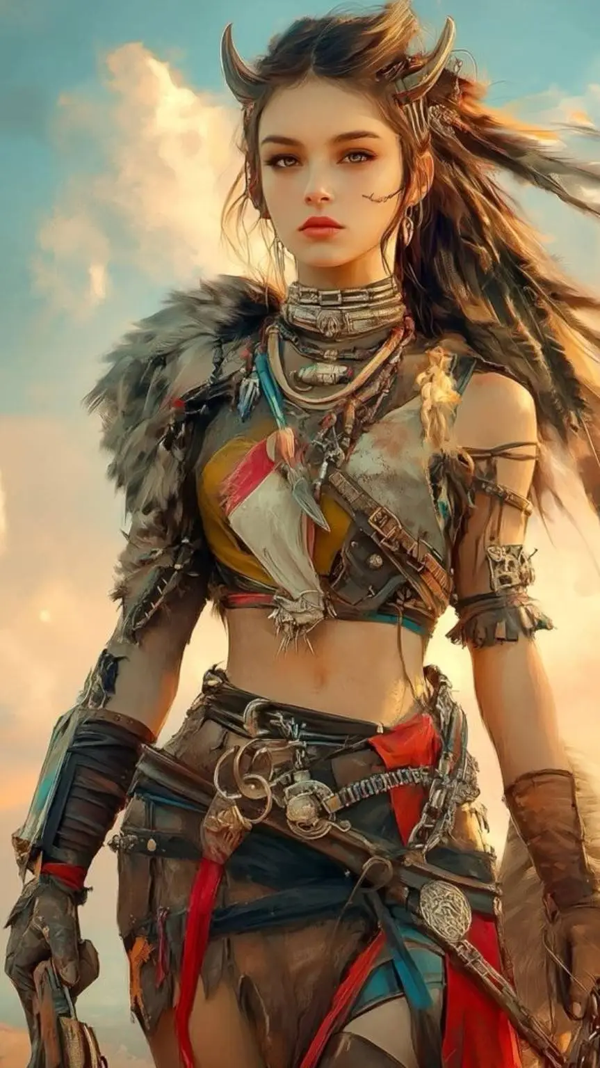 ai character: Azure Aviatrix background