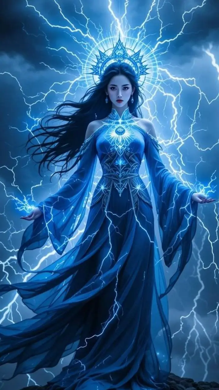 ai character: Queen ASTANA  background