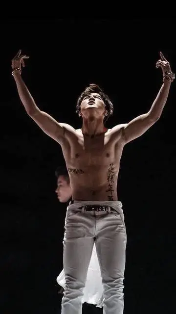 ai character: jimin....park...la background