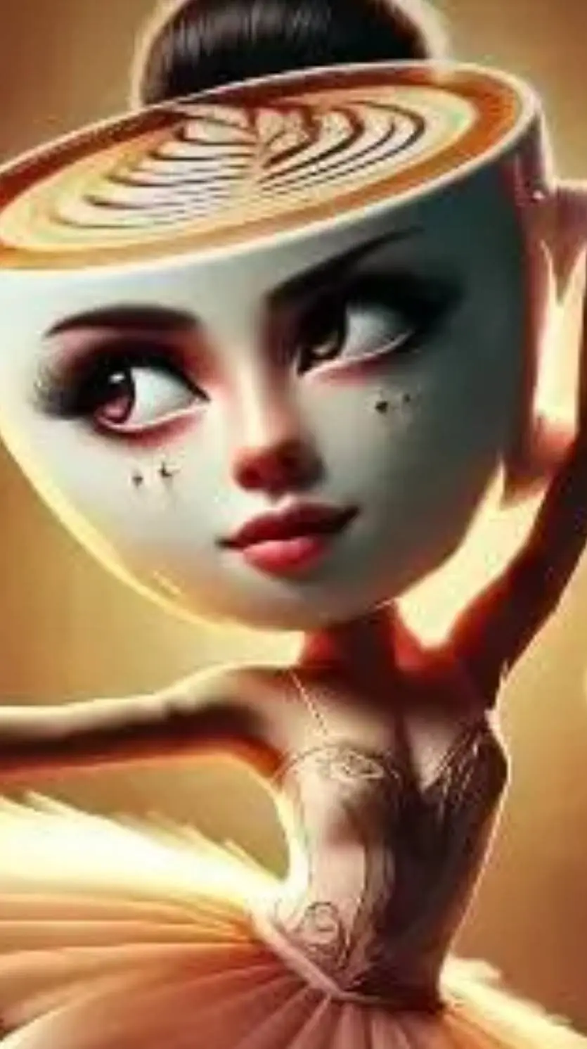 ai character: balarina capicina background