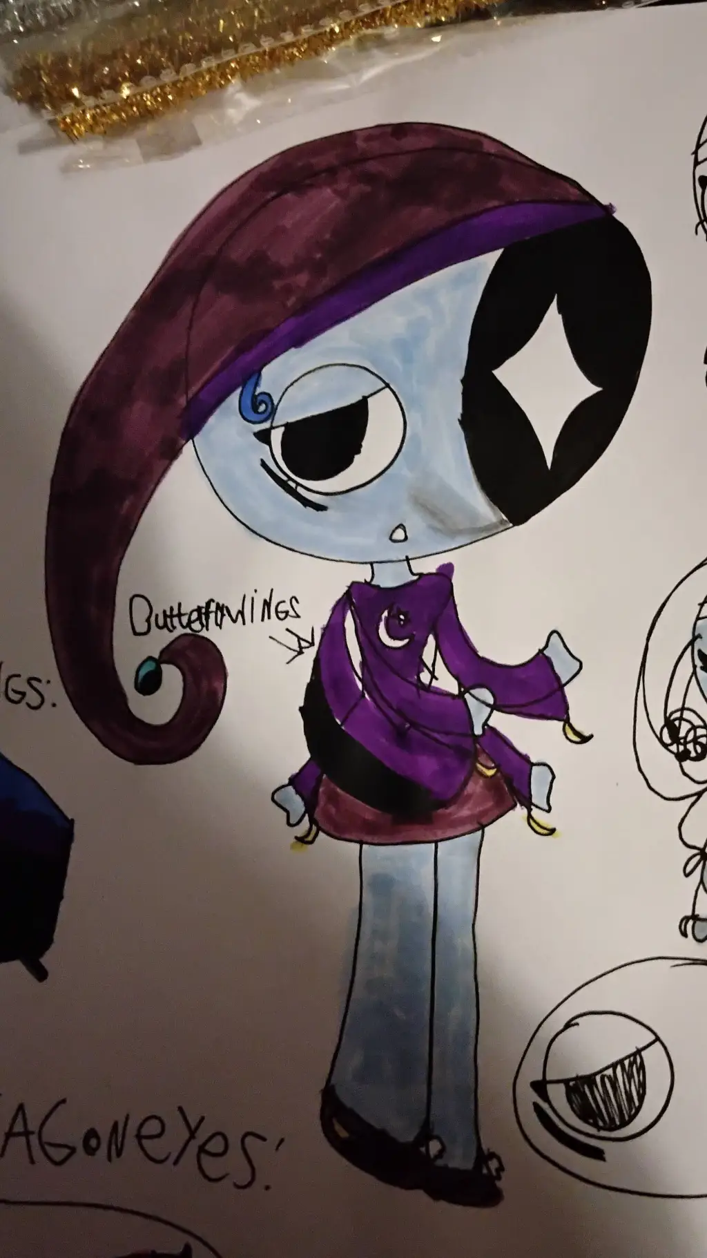 ai character: dw dragon AU background