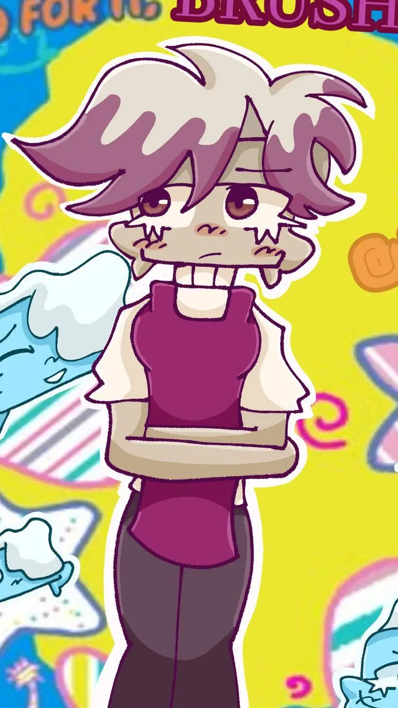 ai character: brusha is...sick🤒 background