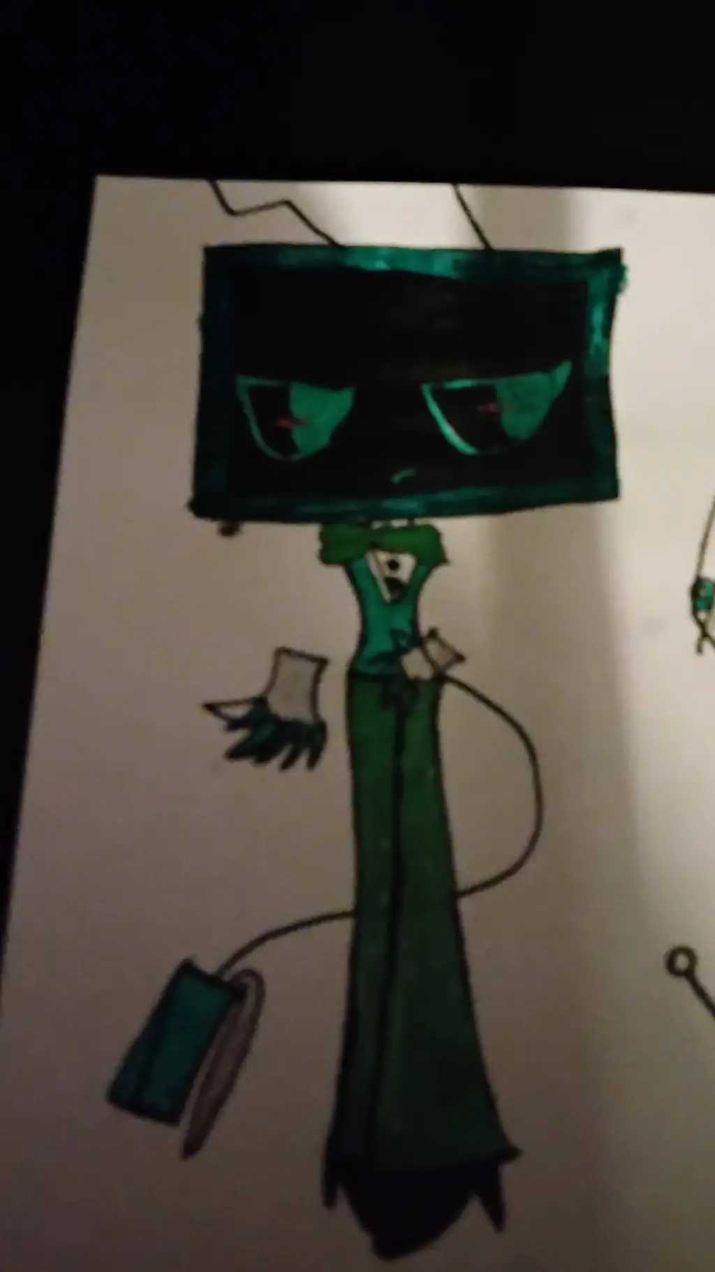 ai character: vee has Floating.? background