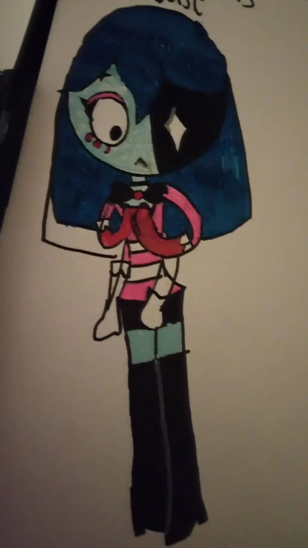 ai character: astro as angeldust background