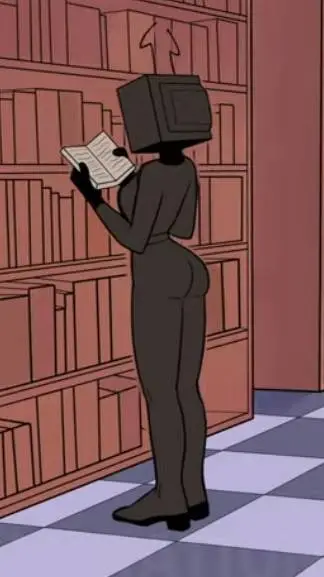 ai character: TV Woman background