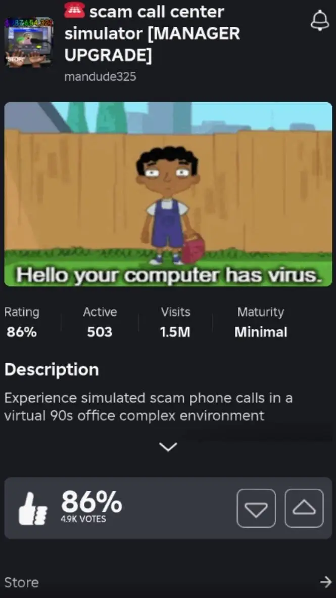 ai character: Scam Call center background