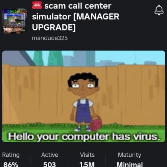 chat with ai character: Scam Call center