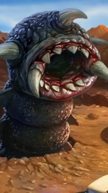 ai character: Death worm background