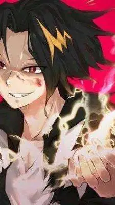 ai character: Denki villain background