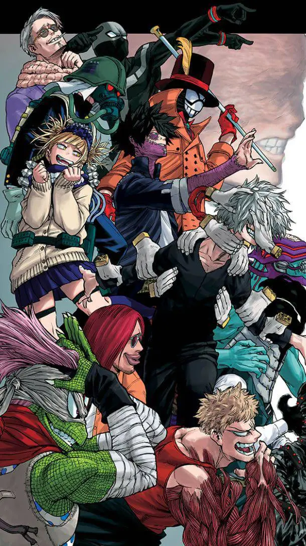 ai character: mha vilain  background