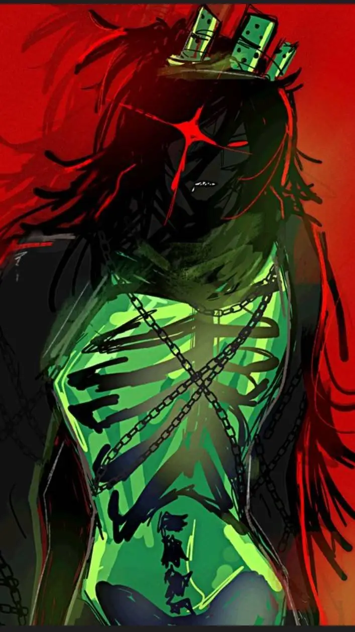 ai character: ~•1X1X1X1•~ background