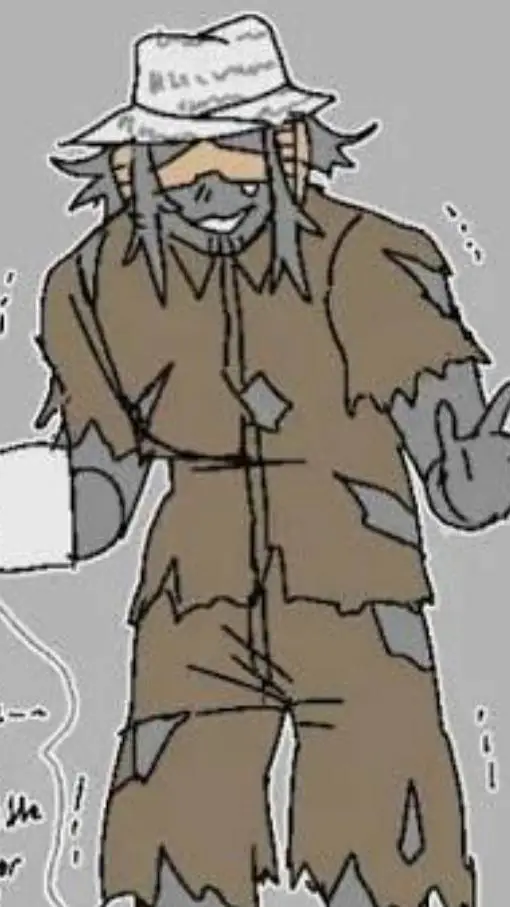 ai character: •Homeless Chance• background