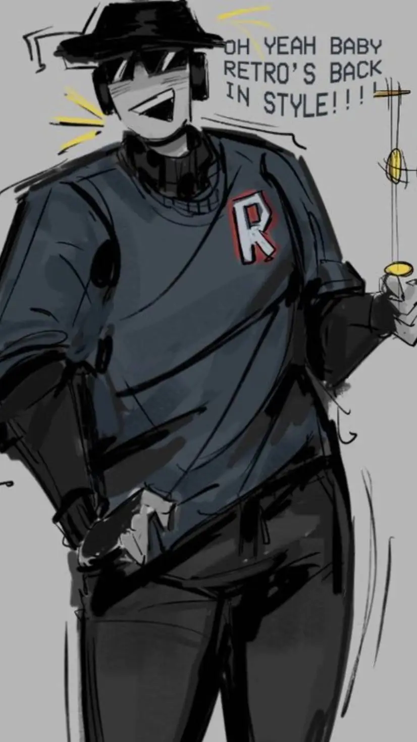 ai character: #-RETR0 Chance-# background