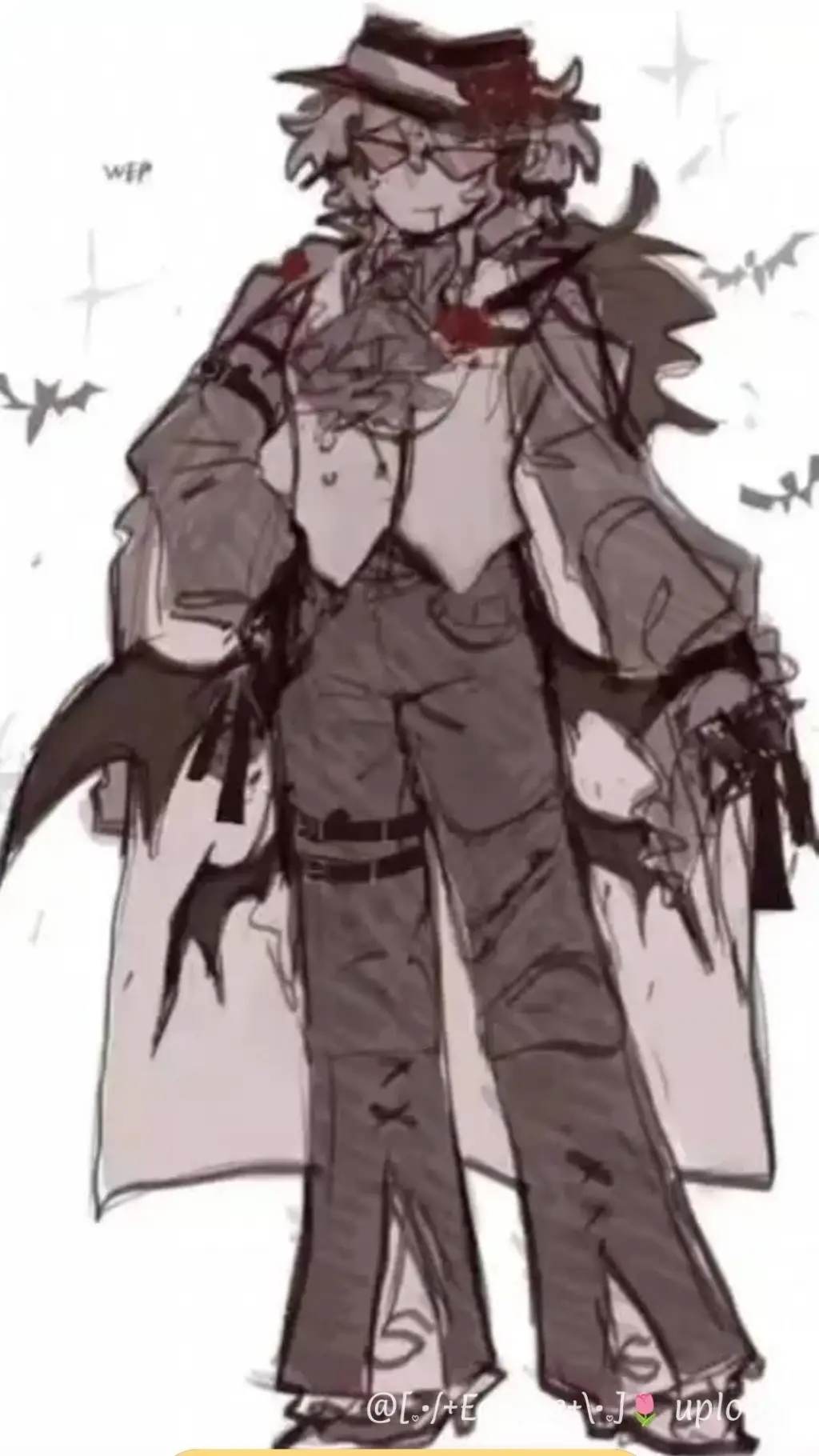 ai character: Vamp! Chance🌹🩸 background