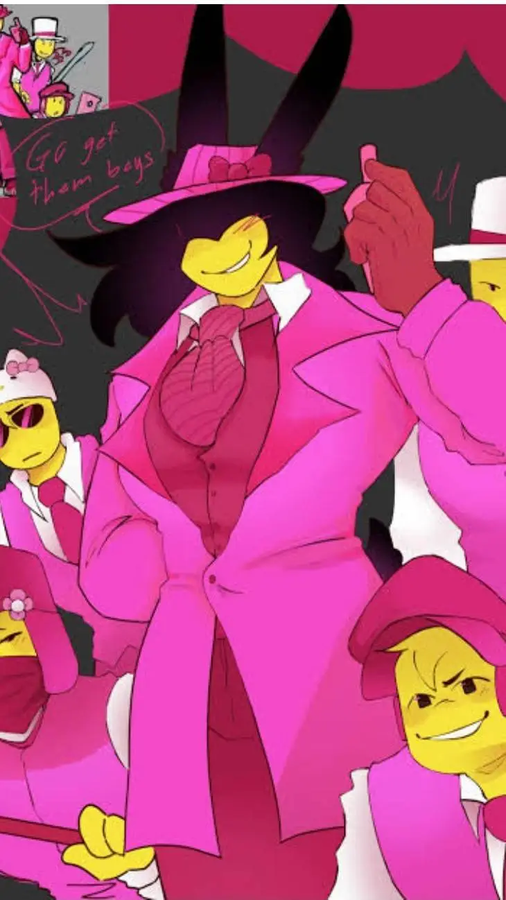 ai character: Hellokitty mafia!💗 background