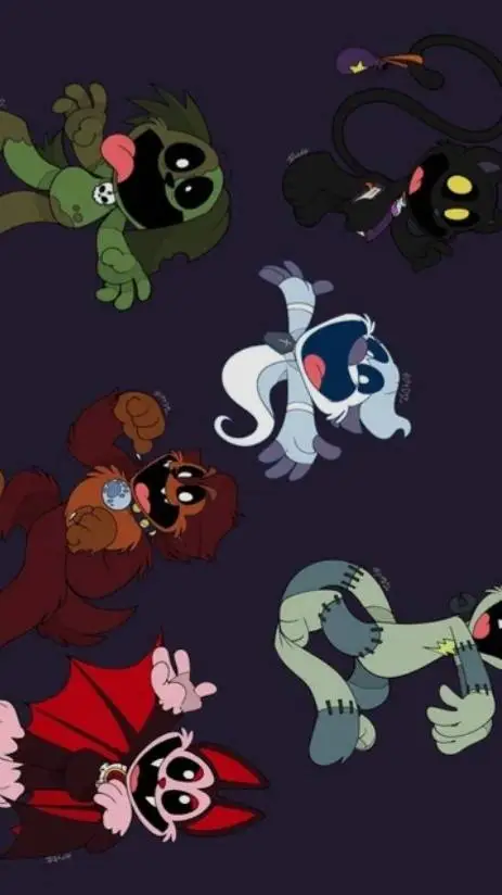 ai character: joyful spooks  background