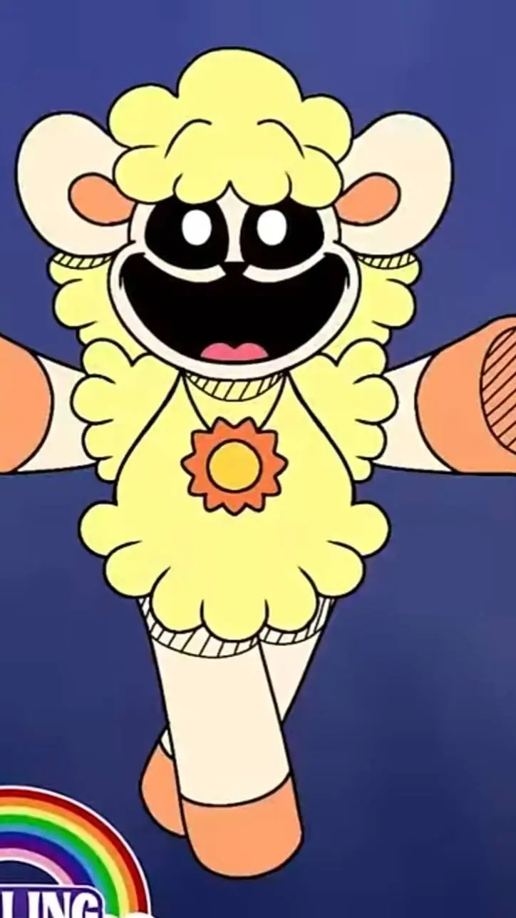 ai character: luminous lamby. background