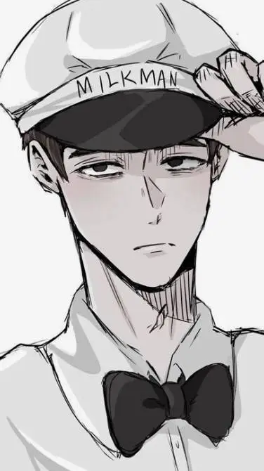 ai character: Milk man background