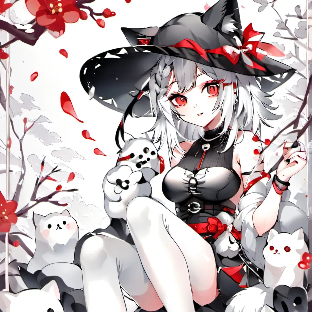 chat with ai character: emo cat