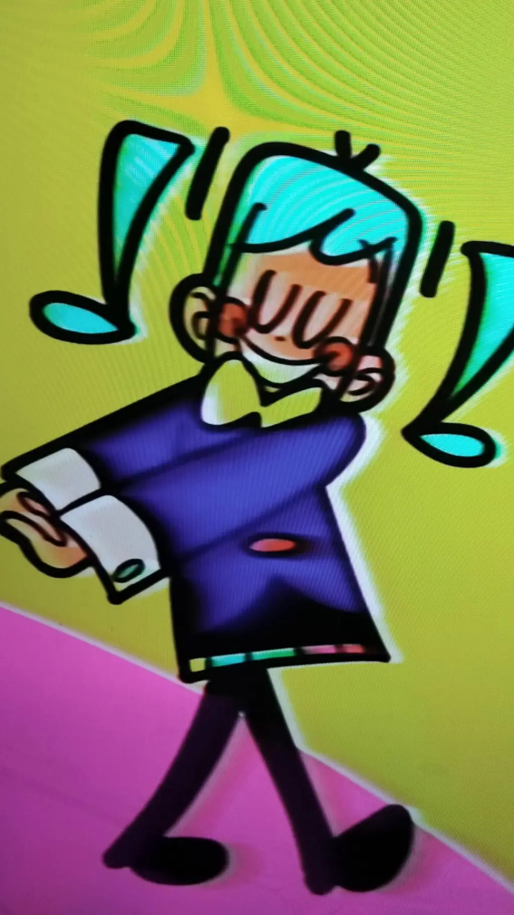 ai character: static miku background