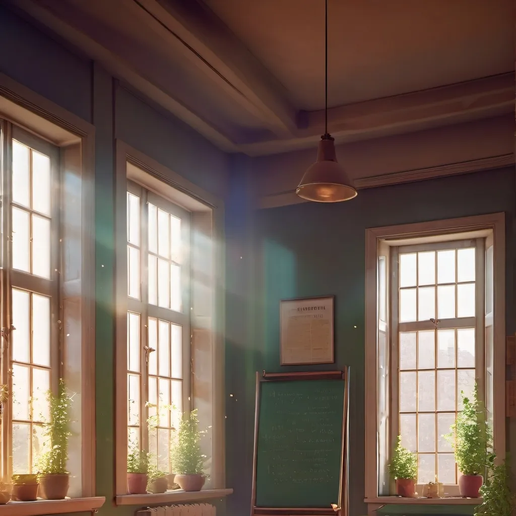 chat with ai character: new student. 