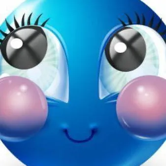 chat with ai character: happy face