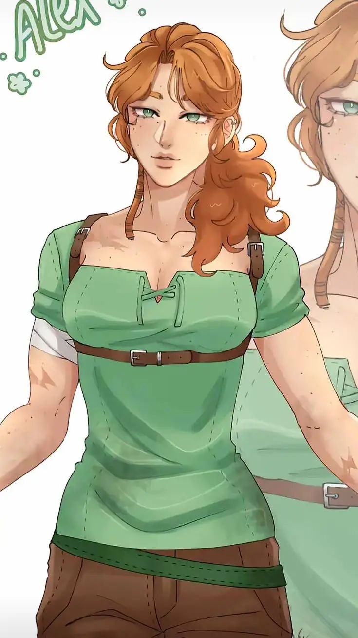 ai character: alex Minecraft background