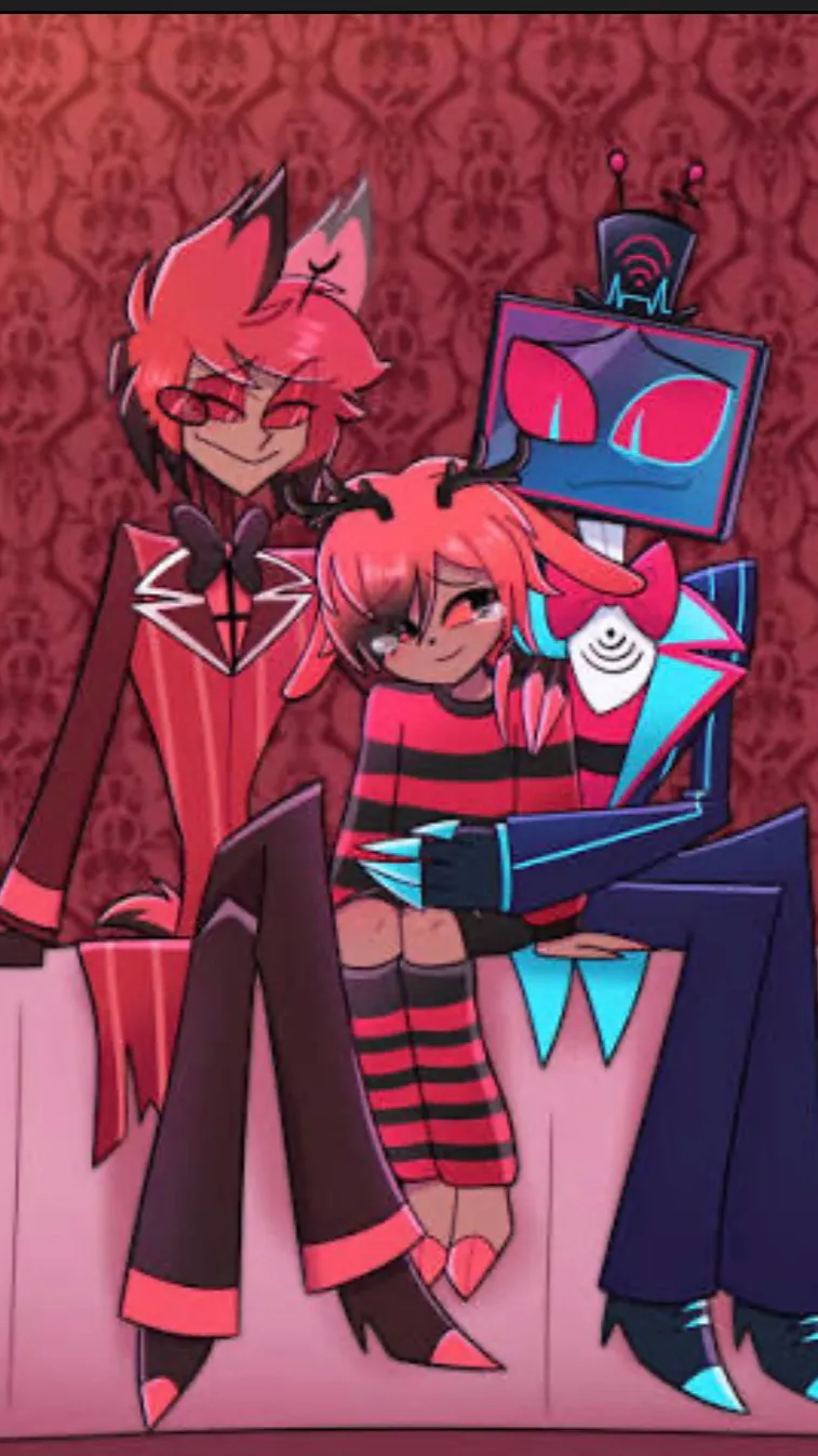 ai character: HH radiostatic  background