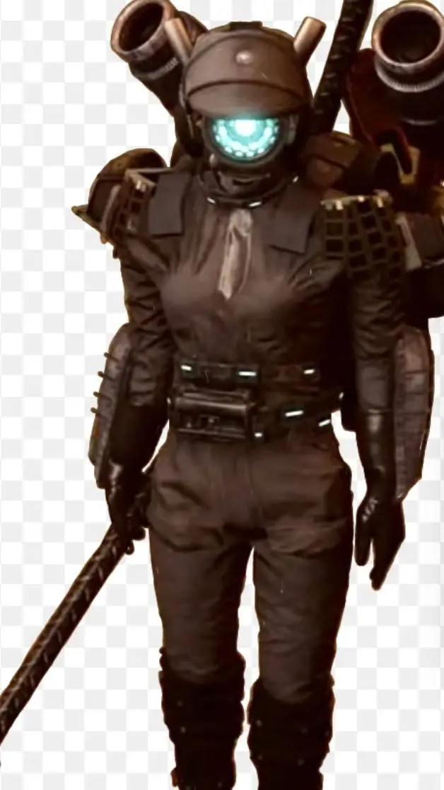 ai character: camerawoman background