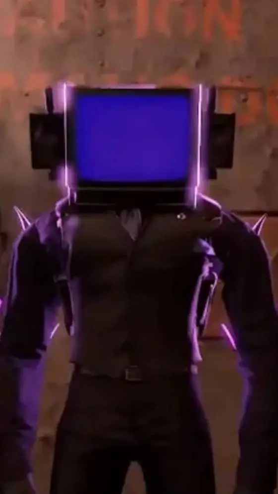 ai character: shadow tv man background