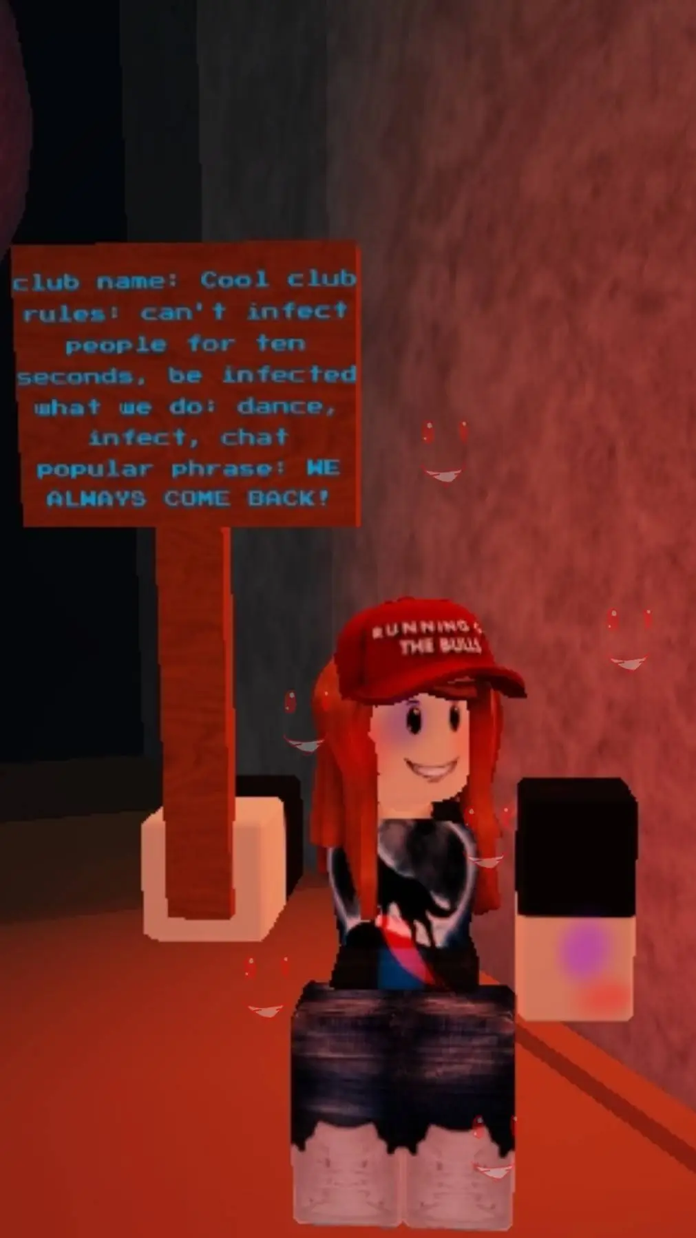 ai character: Cool Club background