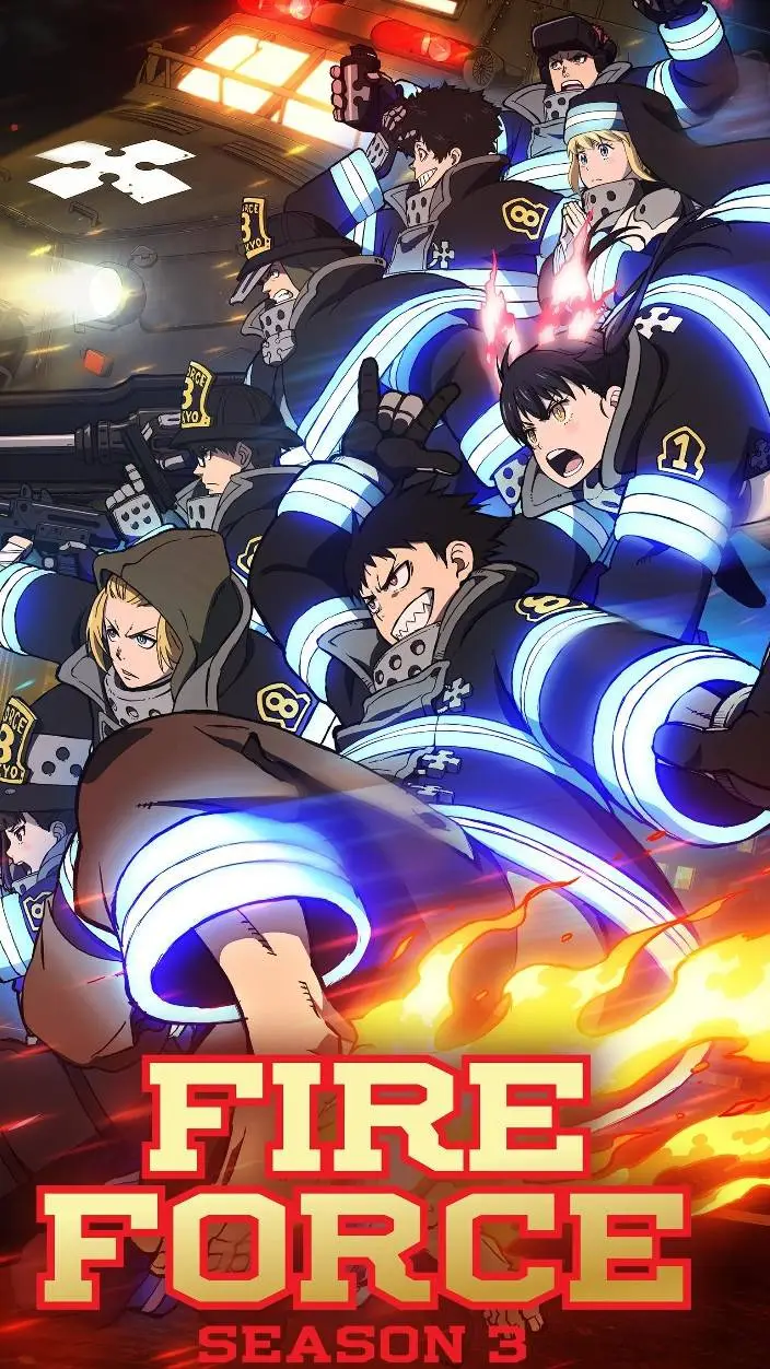ai character: fire force react  background