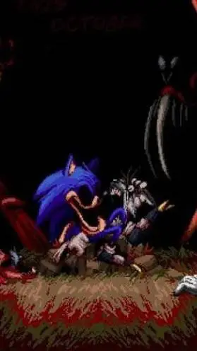 ai character: sonic.exe orgin background