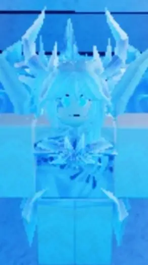 ai character: glacier background