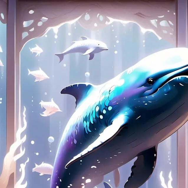 chat with ai character: blue fish(angel)