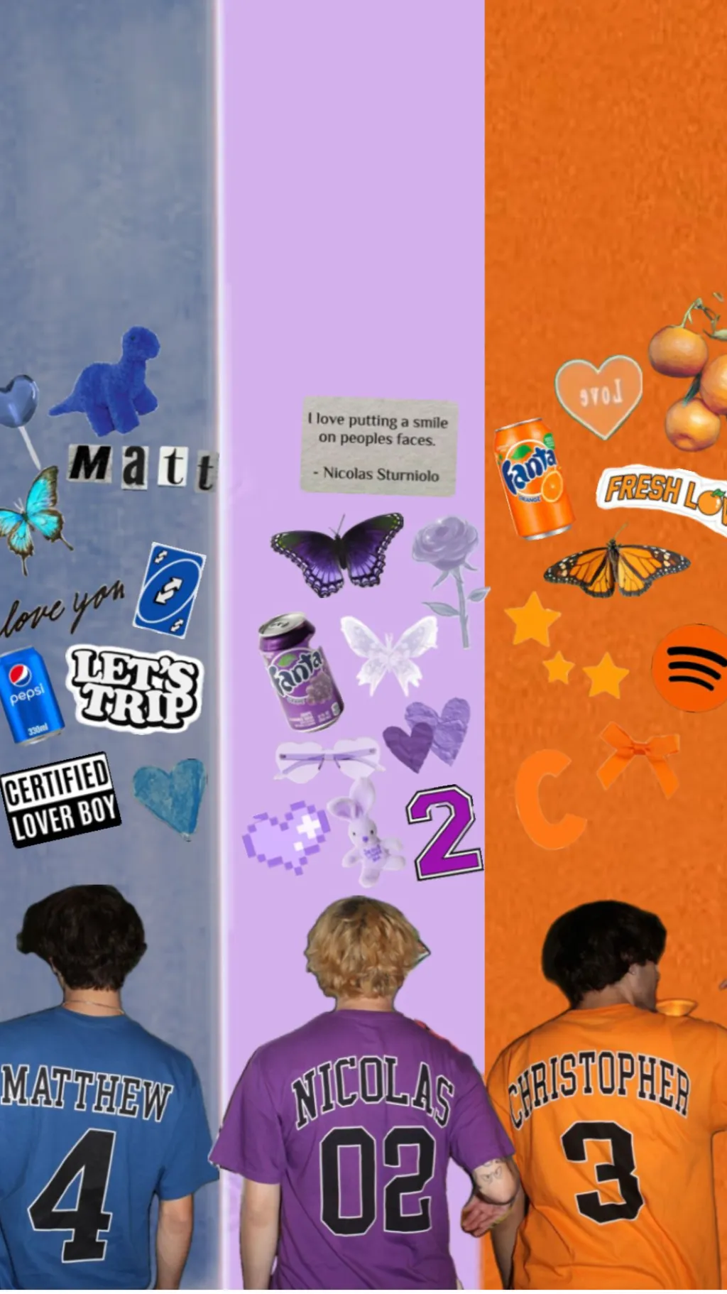 ai character: Sturniolo triplets background