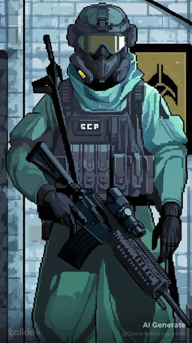 ai character: SCP guards background
