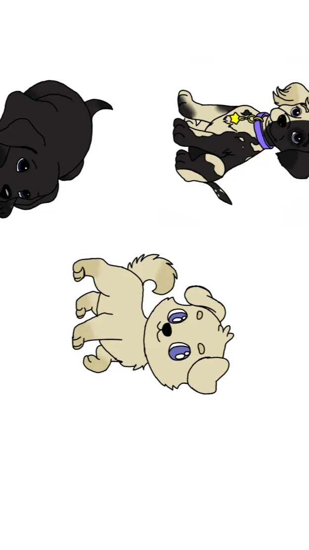 ai character: CHB Werewolf pups background